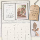 Oude verhalenboek Moeder-dochter fotocalender Kalender