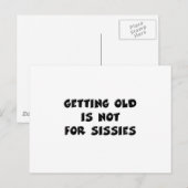 Oude verjaardag briefkaart (Voorkant / Achterkant)