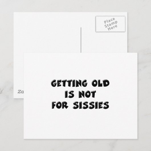 Oude verjaardag briefkaart (Voorkant / Achterkant)