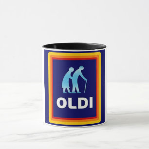 Oude Verjaardag koffiemok Mok