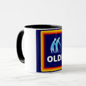 Oude Verjaardag koffiemok Mok (Voorkant links)