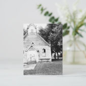 Oude verlaten architectuur Indiana kerk Foto Briefkaart (Staand voorkant)