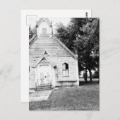 Oude verlaten architectuur Indiana kerk Foto Briefkaart (Voorkant / Achterkant)