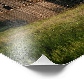 Oude Verlaten Barn Foto Afdruk (Hoek)