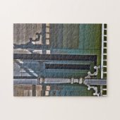 Oude, verlaten boerderij legpuzzel (Horizontaal)