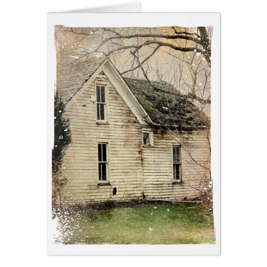 Oude verlaten huis (Voorkant)