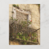 Oude verlaten huis briefkaart (Voorkant)