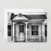 Oude verlaten huis nummer 90 BW Briefkaart (Voorkant / Achterkant)