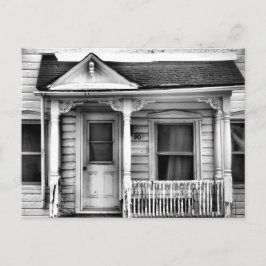 Oude verlaten huis nummer 90 BW Briefkaart