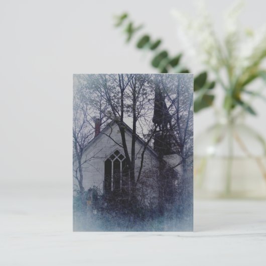 Oude Verlaten Kerk Briefkaart (Staand voorkant)