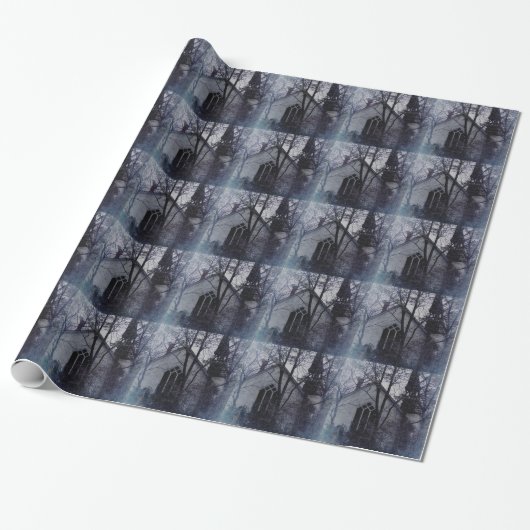 Oude Verlaten Kerk Cadeaupapier (Uitgerold)