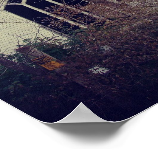 Oude Verlaten Kerk Poster (Hoek)