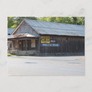 Oude Verlaten Winkel Ansichtkaart Briefkaart