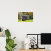 Oude Vermont Gristmill Poster (Thuiskantoor)