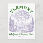 Oude Vermont Maple Sugar Shack Briefkaart (Voorkant)