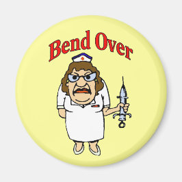 Oude Verpleegster Bend Over Magneet