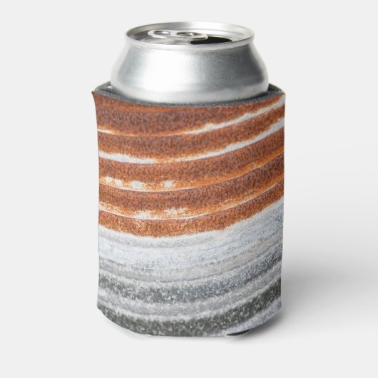 Oude Verroeste Zink Oppervlakte Textuur Blikjeskoeler (Blikje Achterkant)