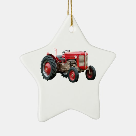 Oude versiering van tractoren keramisch ornament (Rechts)