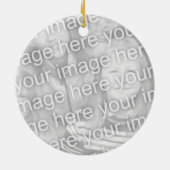 Oude versiewaarschuwing voor buzzard voeg afbeeldi keramisch ornament (Achterkant)