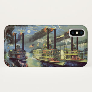 Oude Vervoers- en Reisboten Stoomschepen iPhone X Hoesje