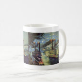 Oude vervoers- en reisschepen Stoomboten Koffiemok (Voorkant rechts)