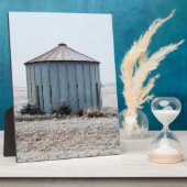 Oude verwekte graankin tijdens de wintertijd fotoplaat (Zijkant)