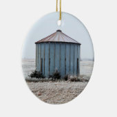 Oude verwekte graankin tijdens de wintertijd keramisch ornament (Rechts)