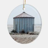 Oude verwekte graankin tijdens de wintertijd keramisch ornament (Links)