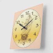 Oude verzendservice vierkante klok (Hoek)