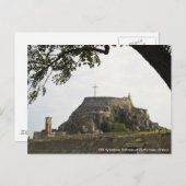 Oude vesting op Korfoe Briefkaart (Voorkant / Achterkant)