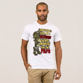 Oude veteran papa t-shirt (Voorkant volledig)
