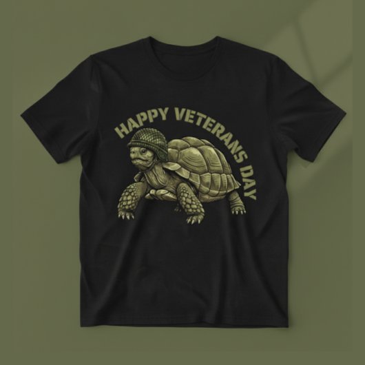Oude Veteranen Schildpad T-shirt