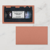 Oude VHS-tape Visitekaartje (Voorkant / Achterkant)