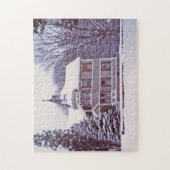 Oude Victoriaans kamer met kerstmis Legpuzzel (Verticaal)