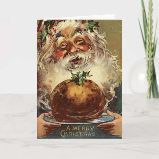 Oude Victoriaans kerst met Fashioned Feestdagen Kaart (Voorkant)