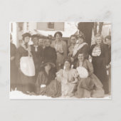 Oude Victoriaans vrouw Era Briefkaart (Voorkant)