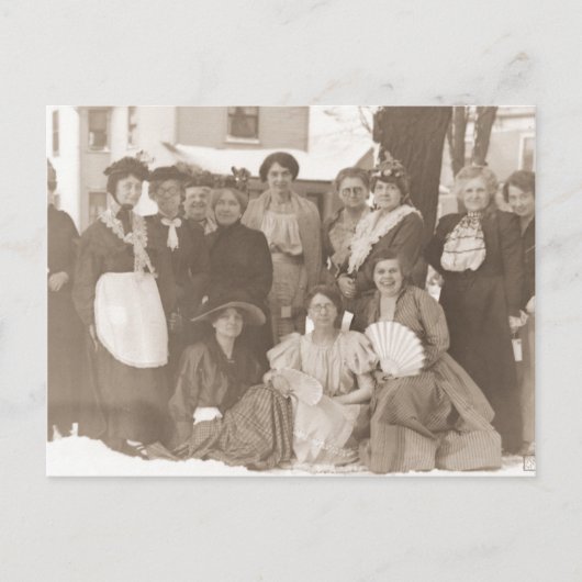 Oude Victoriaans vrouw Era Briefkaart (Voorkant)