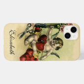 Oude victoriaanse engel naaister valentijnsdag Case-Mate iPhone case (Achterkant (horizontaal))