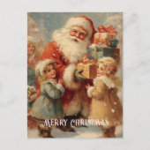 Oude victoriaanse kerst-ansichtkaart briefkaart (Voorkant)