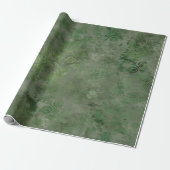 Oude Victoriaanse Kerst  Cadeaupapier (Uitgerold)