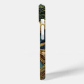 Oude victoriaanse kerstman met kerstboom Case-Mate iPhone case (Achterkant / Links)