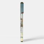 Oude victoriaanse kerstman met kerstboom Case-Mate iPhone case (Achterkant / Rechts)