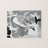 Oude victoriaanse Mother Goose door Charles Robins Legpuzzel (Horizontaal)