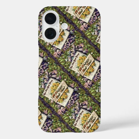 Oude Victoriaanse Nieuwjaar Case-Mate iPhone Case (Achterkant)