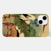 Oude victoriaanse ooievaar en kinderwagen Case-Mate iPhone case (Achterkant (horizontaal))