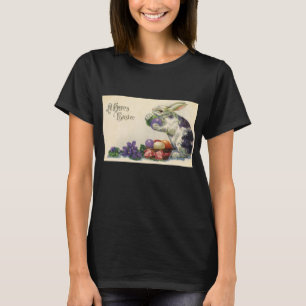 Oude Victoriaanse Paashaas en Paaseieren T-shirt