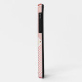 Oude, Victoriaanse quilt, roze, roos, wit Case-Mate iPhone Case (Achterkant/links)