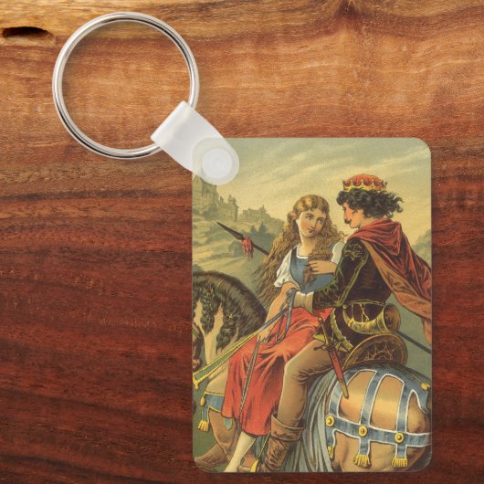 Oude Victoriaanse Sprookje, Broer en Zus Sleutelhanger (Voorkant)