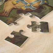 Oude victoriaanse sprookjes, broer en zus legpuzzel (Zijkant)