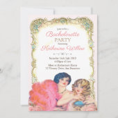 Oude Victoriaanse Uitnodiging voor Bruidsmeisje (Voorkant)